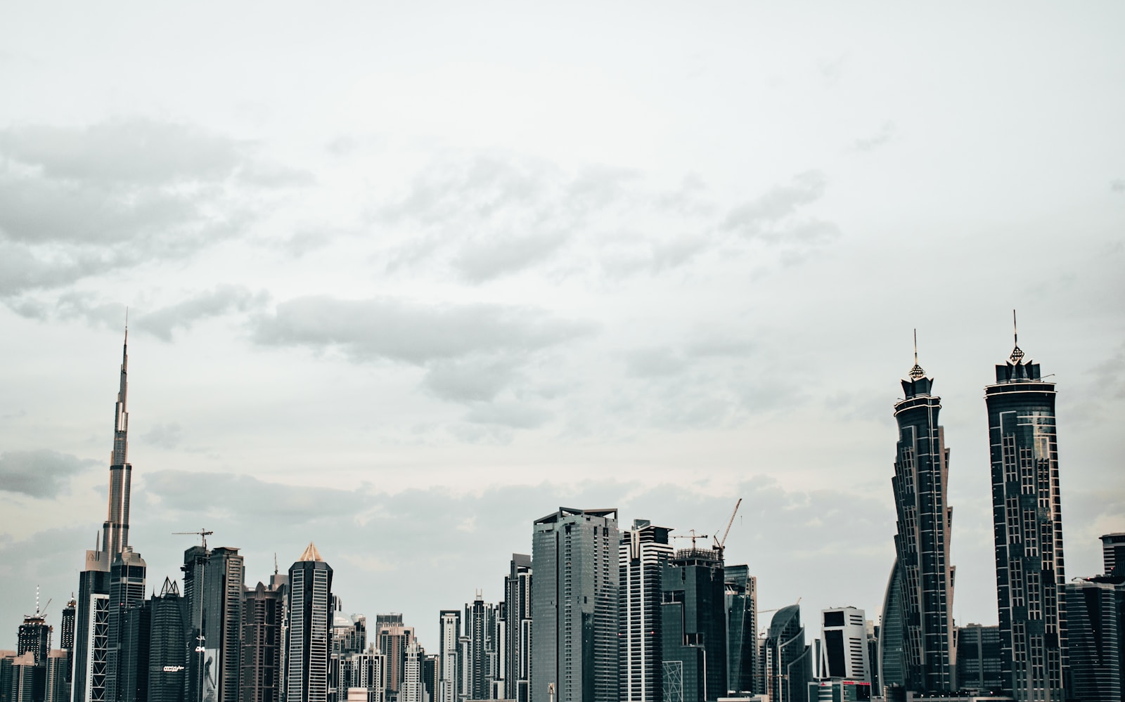 Business Bay skyline from Dubai Water Canal