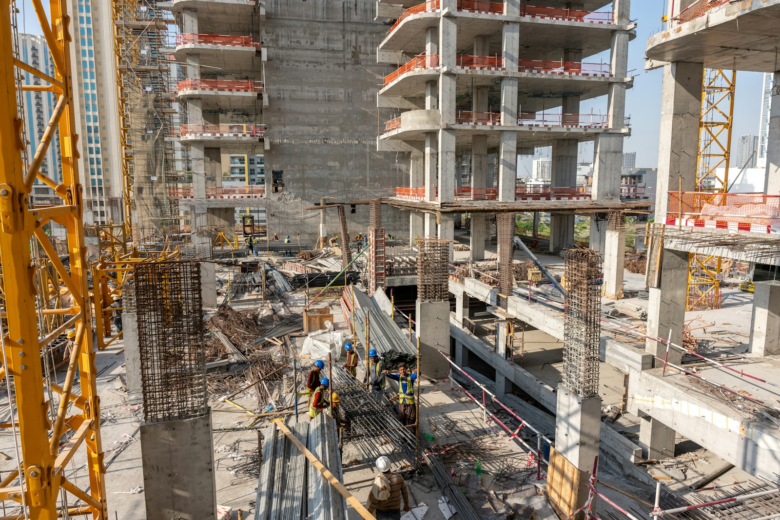 High rise residential development underway in Jumeirah Village Circle