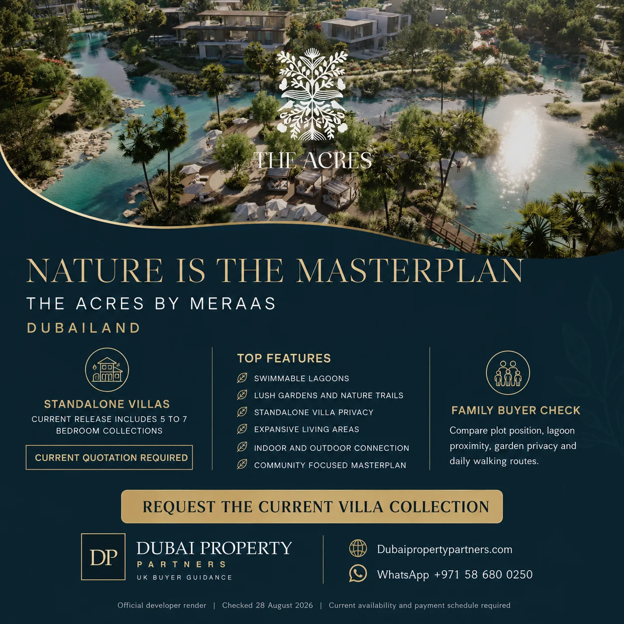 The Acres by Meraas | Nature Led Luxury Villas, The Acres, Dubailand, Dubai