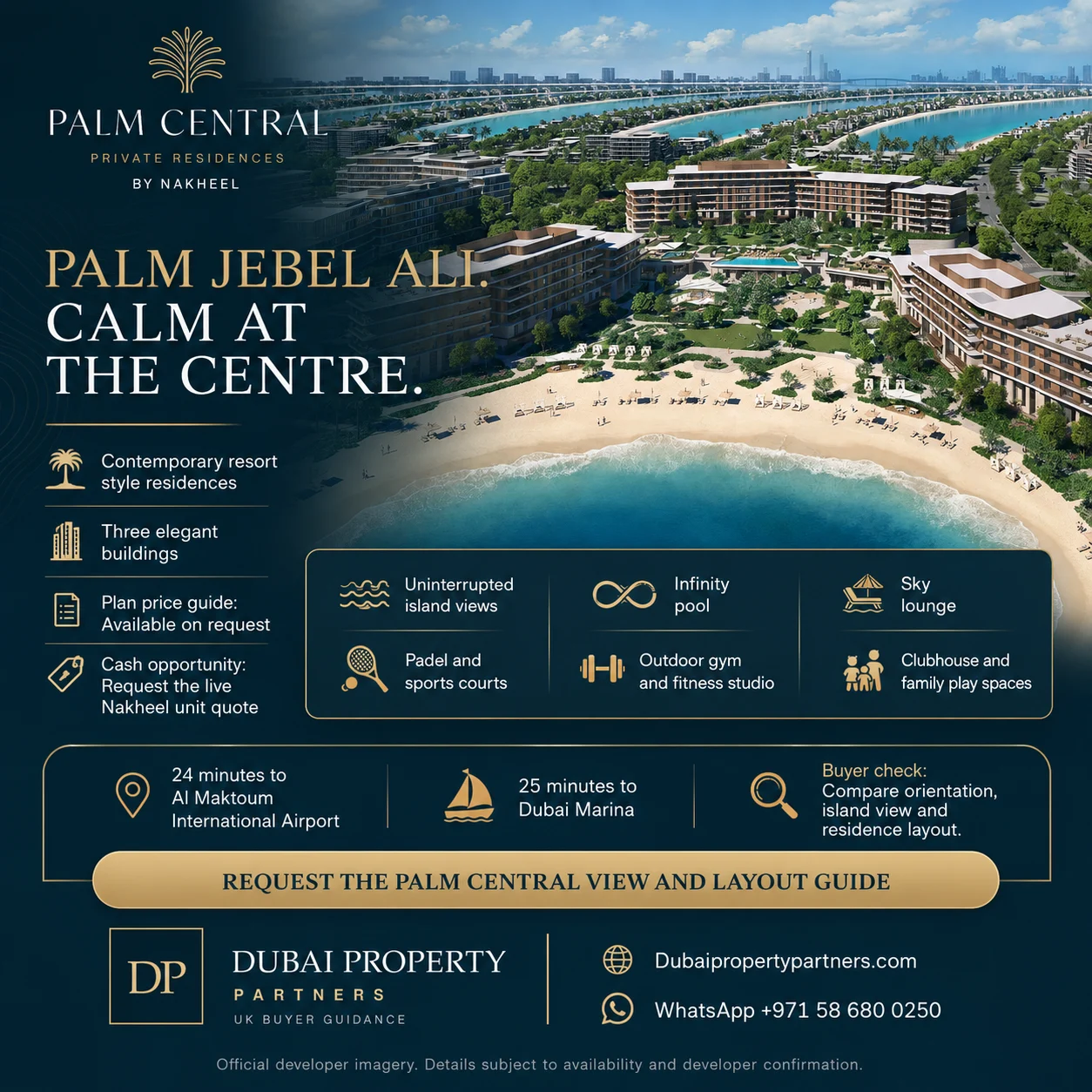 Palm Central Private Residences | Resort Style Homes at Palm Jebel Ali, Palm Jebel Ali, Dubai