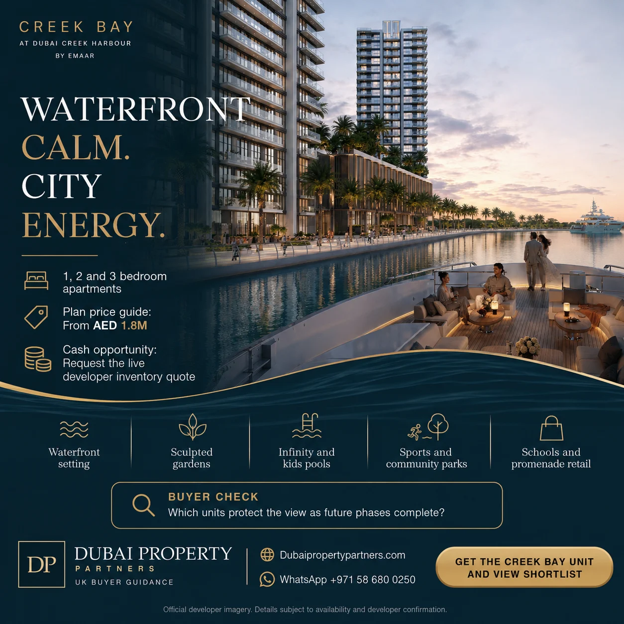 Creek Bay by Emaar | Waterfront Apartments at Dubai Creek Harbour, Dubai Creek Harbour, Dubai