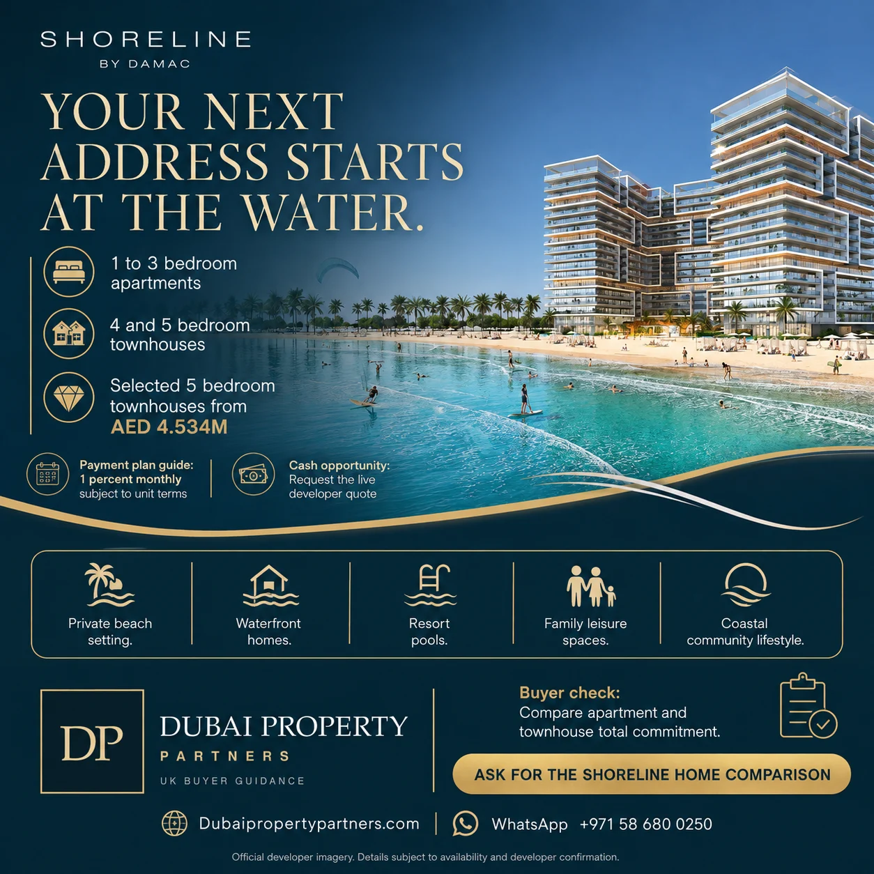 Shoreline by DAMAC Properties | Al Marjan Island, Ras Al Khaimah, Al Marjan Island, Ras Al Khaimah