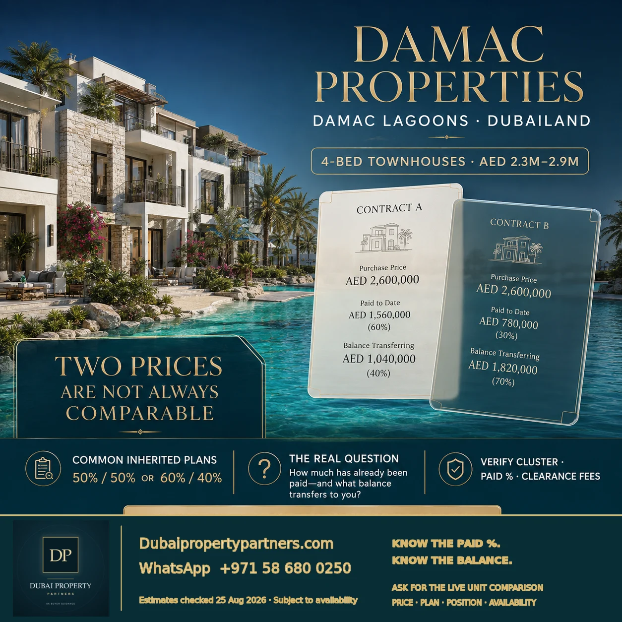 DAMAC Lagoons | Mediterranean Inspired Townhouses and Villas, DAMAC Lagoons, Dubailand, Dubai