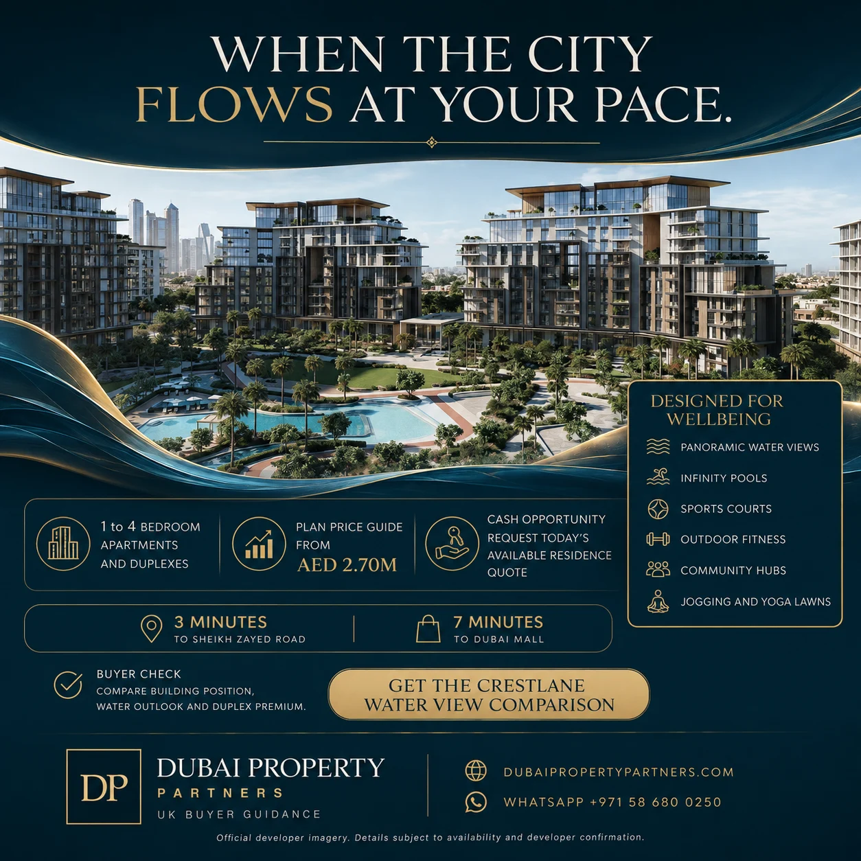 City Walk Crestlane by Meraas | Waterfront Apartments and Duplexes, City Walk, Dubai
